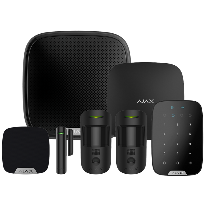 Ajax Superior Wireless Alarm Kit 9 S - Black (AJA-90778)