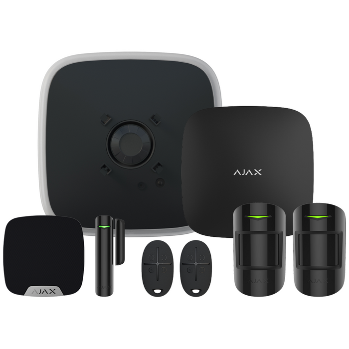 Ajax Superior Hub2 Plus Wireless Alarm Kit 19 S - Black (AJA-107114)