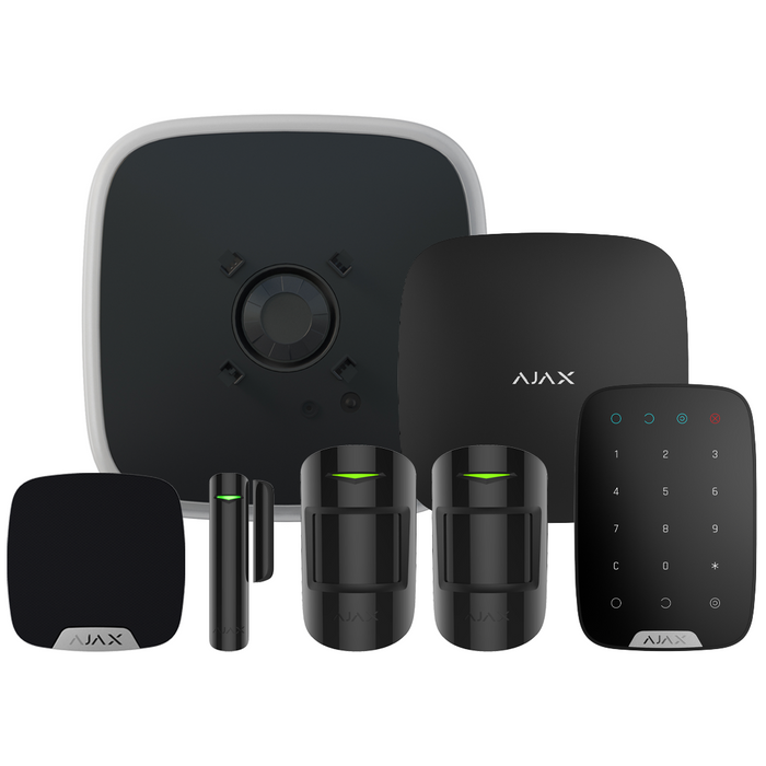 Ajax Superior Hub2 Plus Wireless Alarm Kit 18 S - Black (AJA-107112)