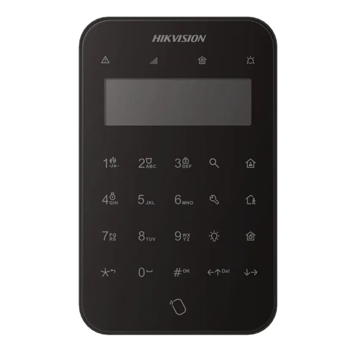 Hikvision AX Pro Wireless LCD Keypad - Black (HIK-DS-PK1-LT-WE-BK)