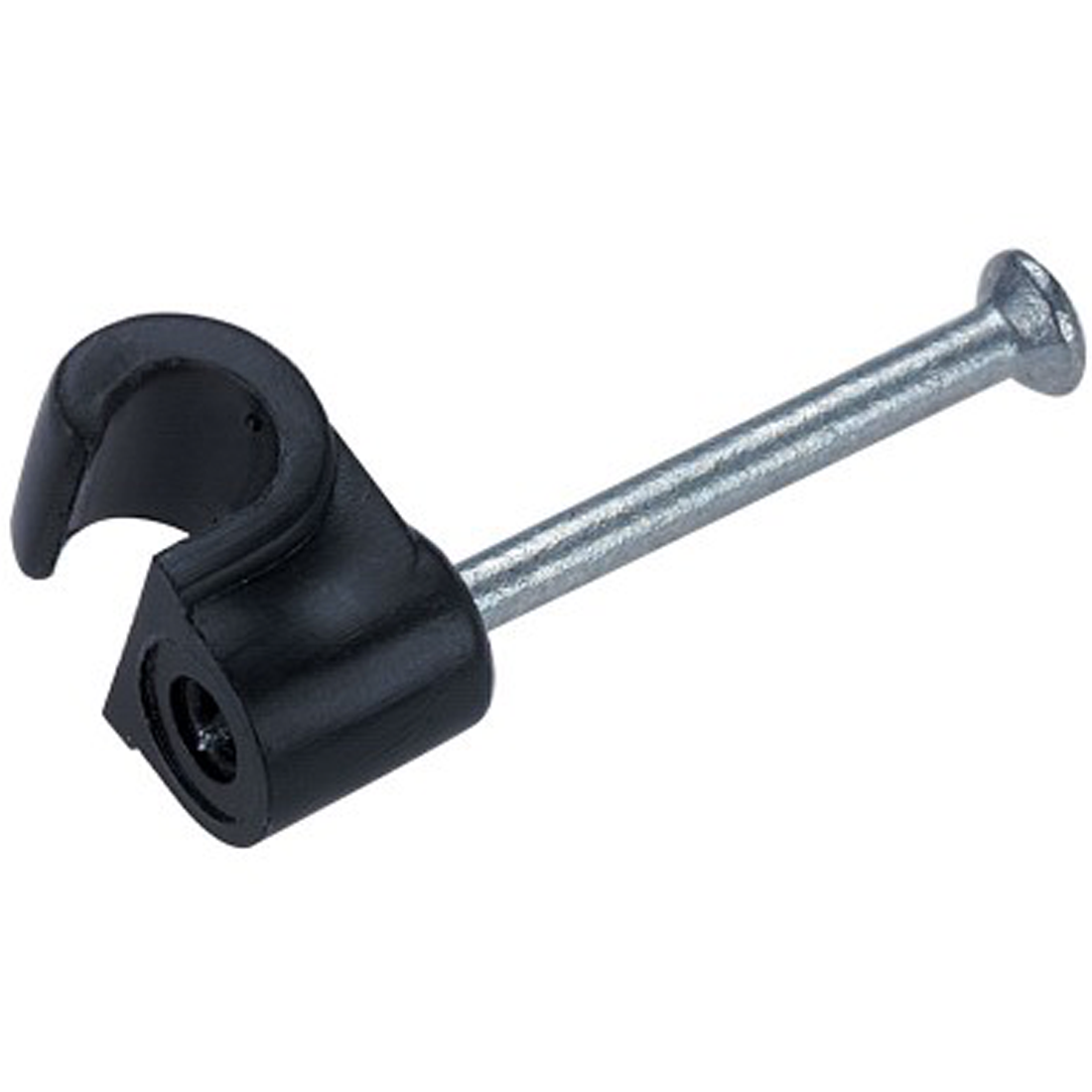 FM 7mm Round Cable Clips for CAT6 - Black (C213) — adk-security